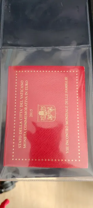 Vaticano 2 euros 2015 encuentro familias
