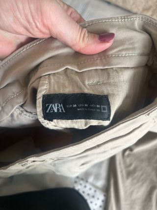 Pantalón Zara Beige