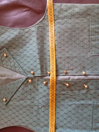 Chaleco Fallero Verde Talla L,usado 2 veces