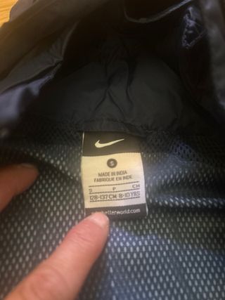 Chubasquero niño Atlético Madrid oficial Nike