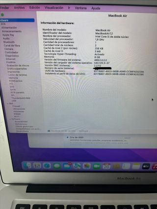 MacBook Air 7,2 Argento