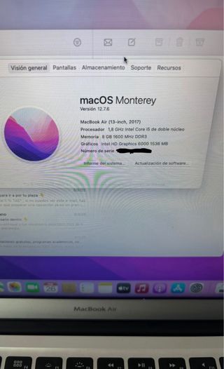 MacBook Air 7,2 Argento