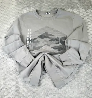 Sudadera Jack & Jones Gris Estampado