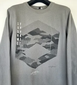 Sudadera Jack & Jones Gris Estampado