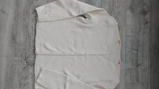 Jersey beige botones talla L