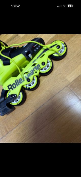 Patines Rollerblade y protecciones talla 33-36,5