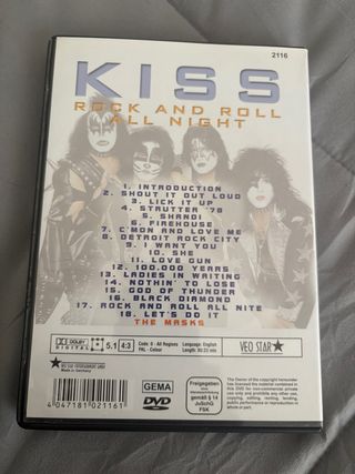 DVD Kiss Rock and Roll All Night