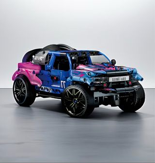 Camioneta imitación de LEGO