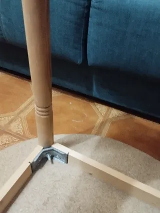 Mesa camilla madera con tarima