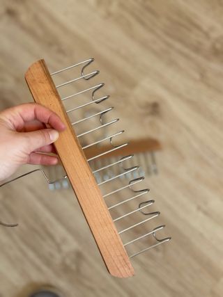 Perchas madera para cinturones/joyas