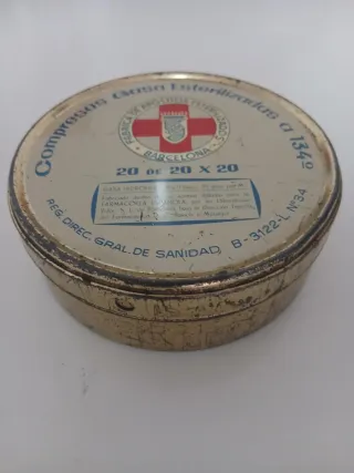 Caja de gasas esterilizadas Vidor Antigua