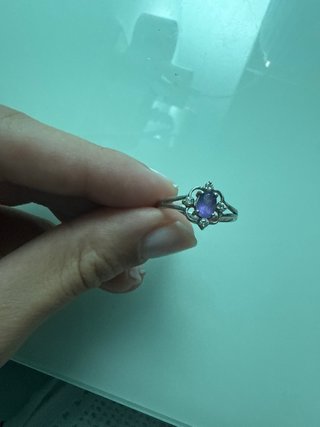 Anillo con Piedra Morada