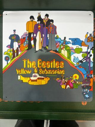 Carteles Metal The Beatles Yellow Submarine