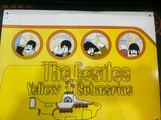 Carteles Metal The Beatles Yellow Submarine