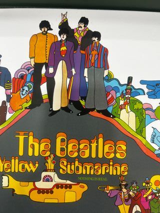 Carteles Metal The Beatles Yellow Submarine