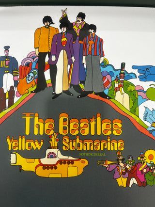 Carteles Metal The Beatles Yellow Submarine