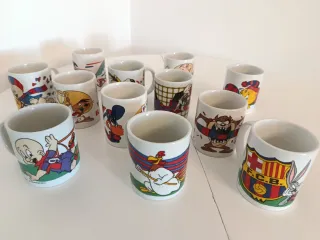 12 Tazas Warner Bros FC Barcelona