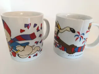 12 Tazas Warner Bros FC Barcelona