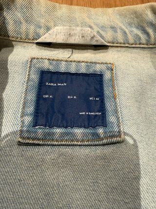 Tejana vaquera Zara azul