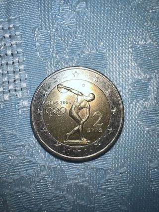 Moneda 2€ - dos de las olimpiadas y dos de dibujo
