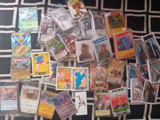 Lote 300 cartas y cromos variados