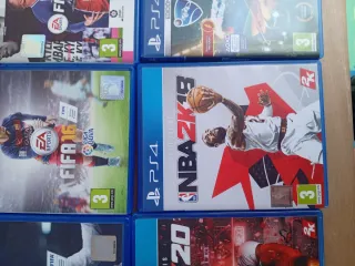 PS4 FIFA 16, 18, 21 y NBA 2K19, 2K20