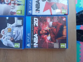 PS4 FIFA 16, 18, 21 y NBA 2K19, 2K20