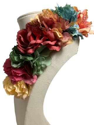 Diadema Flamenca Claveles Multicolor