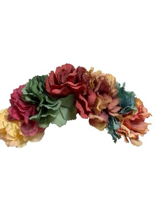Diadema Flamenca Claveles Multicolor