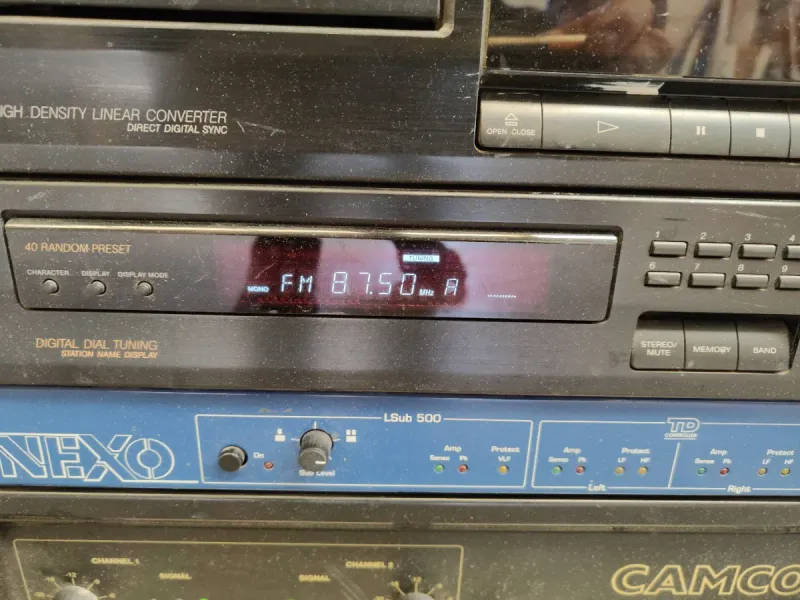 Mesa mezclas ramsa, sintonizador radio Sony, afbeelding 7
