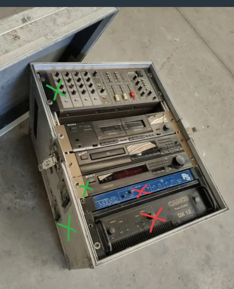 Mesa mezclas ramsa, sintonizador radio Sony, afbeelding 2