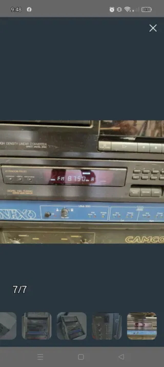 Mesa mezclas ramsa, sintonizador radio Sony,