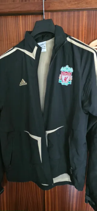 Chandal Adidas Liverpool Negro/Dorado