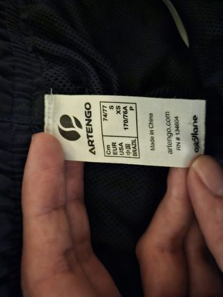 Pantaloni sportivi Artengo blu taglia S