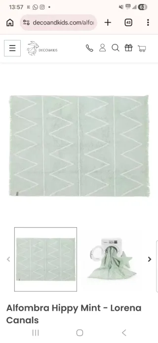 Alfombra Lorena Canals Infantil Lavable