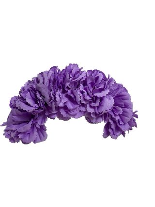Diadema/Tiara Claveles Flamenca Lila 22cm