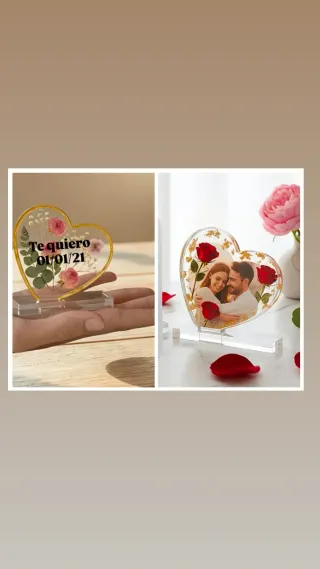 Recuerdo de Feliz Cumpleaños en Resina