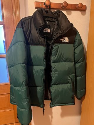 The North Face Abrigo Negro y Verde