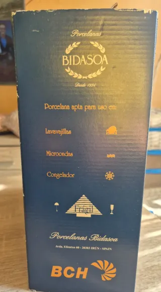 Juego Café y Té Porcelana Bidasoa Renacimiento