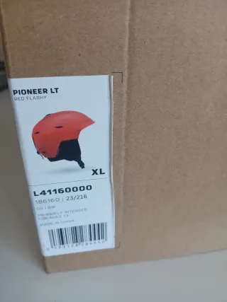 Casco Salomon Pioneer LT rojo tXL