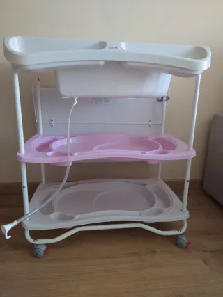 Bañera cambiador Brevi 2 estantes