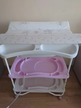 Bañera cambiador Brevi 2 estantes