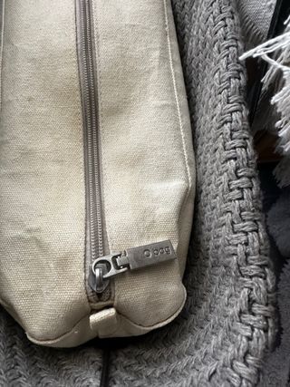 Bolso O Bag Beige/Gris con Asas Nuevas