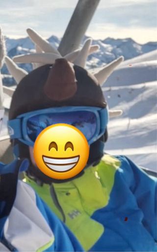 Funda de erizo para casco de esquí