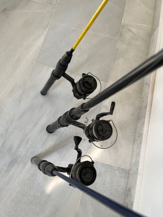 3 Cañas de Pescar con Carretes