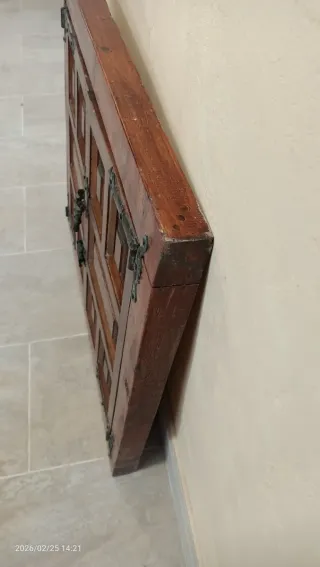 Ventana decorativarustica de madera