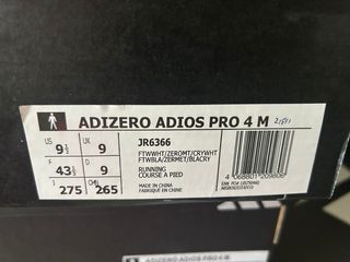 Adidas Adizero Adios Pro 4 Azul/Verde