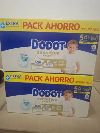 Fraldas Dodot Sensitive 5+