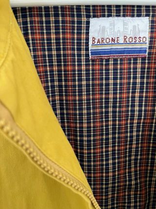 Cazadora Barone Rosso Amarilla Vintage