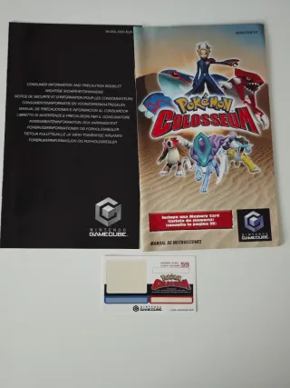 Pokémon Colosseum GameCube (PAL) Memory Card
